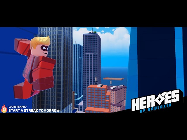 Trying out Heroes of Robloxia 2 | NEW OPEN WORLD HERO GAME