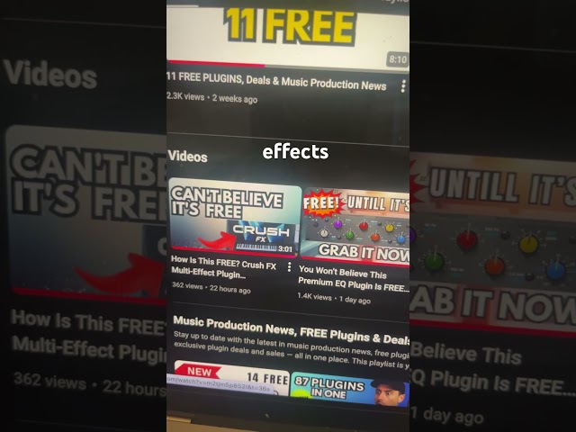 Free plug-ins alert #musicproduction #freevstplugins