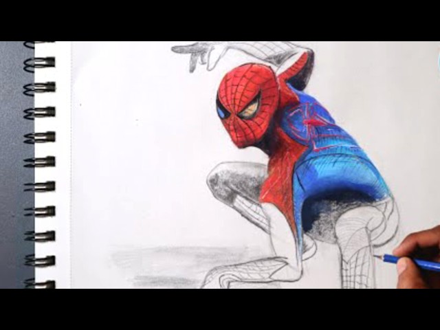 SpiderMan drawing art // Easy tutorial