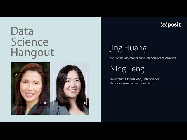 Data driven decision making in pharma | Ning Leng @ Roche-Genentech & Jing Huang @ Veracyte