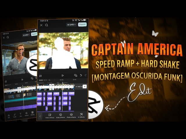 Captain America Speed Ramp Plus Hard Shake Edit Tutorial In Capcut💥|Montagem Oscurida Funk Tutorial 