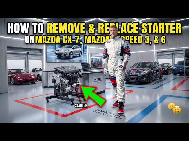 Fix Your Mazda's Starting Issue: CX-7 & Mazdaspeed 3/6 Starter Replacement DIY