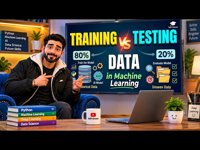 Training Data vs Testing Data Explained Simply | Machine Learning for Beginners 🤖