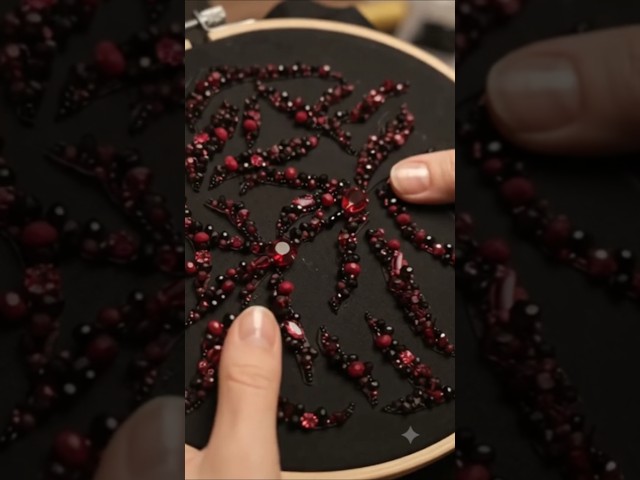 Beautiful Embroidery Work | Easy Stitching Tutorial #embroidery #embroideryart #handmade #ai #art