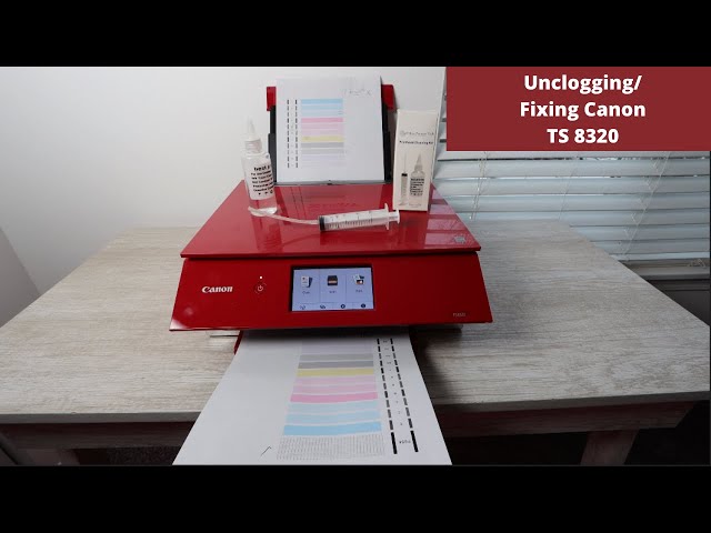 How To Unclog Canon TS 8320