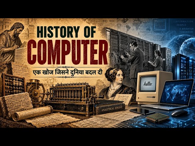 The History of Computer - Calculator से AI तक का पूरा सफर | कंप्यूटर का इतिहास #historydocumentary
