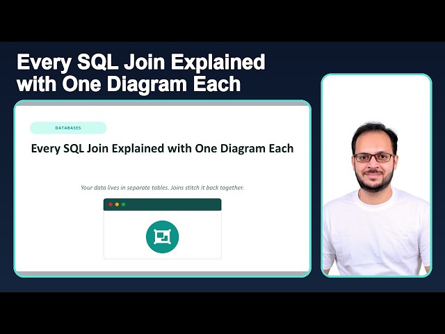 #7 Every SQL Join Explained with One Diagram Each