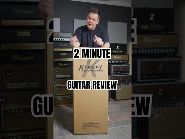 New guitar day from @Kiesel Guitars  - let’s do an unboxing and 2 minute review