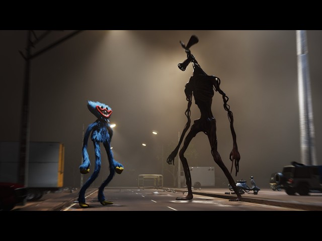 Siren Head vs. Huggy Wuggy
