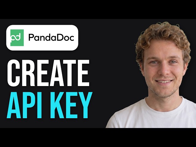 How to Create an API Key for the PandaDoc API (Step-by-Step)