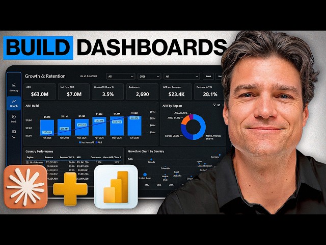 I Built a CFO Dashboard in Power BI With Claude (Full Tutorial)