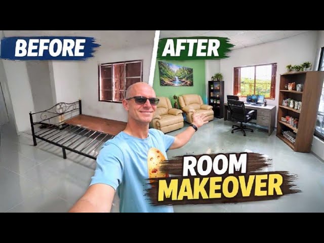 Ep.6 - My £57 Thailand House Gets A REAL Office Setup