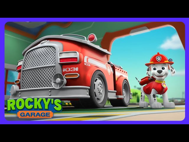 PAW Patrol - Rocky Fixes The Broken Siren! 🚒 | Kids Cartoons | WildBrain Rescue Station
