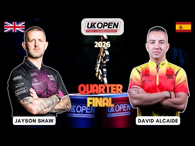 🔴 HIGHLIGHTS | Jayson Shaw vs David Alcaide | QUARTER FINAL | UK Open 2026 (WNT)