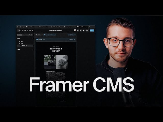 Learn The Framer CMS in 26 Minutes