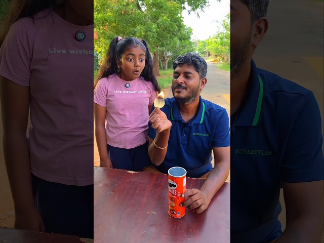 How to Grab the Last Pringle 😱👍Diyaishwarya #shorts #viralvideo