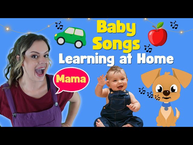 Learning at Home with Miss Katie | Nursery Rhymes, First Words & Gesture Songs - Baby Songs