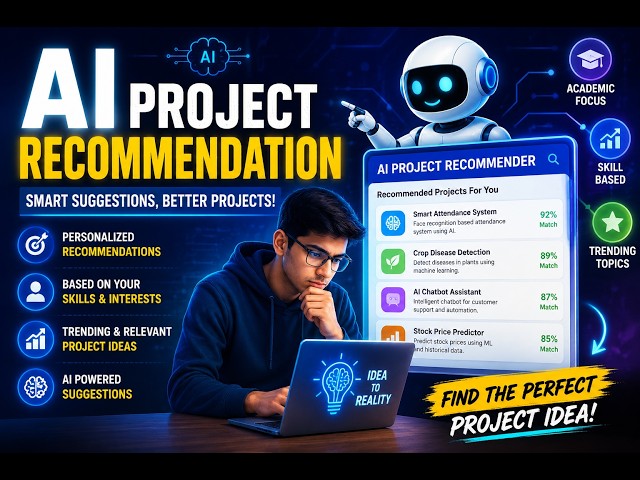 How I Built an AI-Powered Project Topic Recommender System (Streamlit & NLP)
