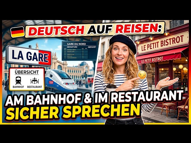Deutsch auf Reisen Am Bahnhof und im Restaurant sicher sprechen