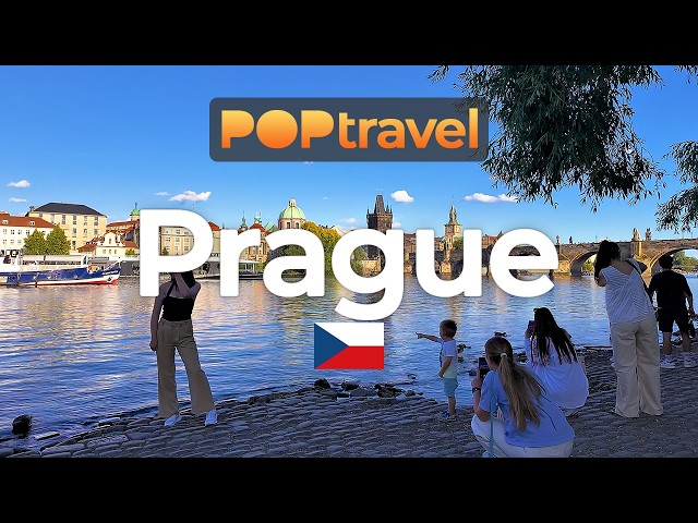 PRAGUE, Czech Republic - Summer Walking Tour - 4K HDR