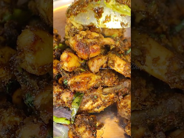 కొత్తిమీర కోడి వేపుడు😋Full Recipe👆 #shorts #youtubeshorts #chicken #chickenfry #chickenrecipe