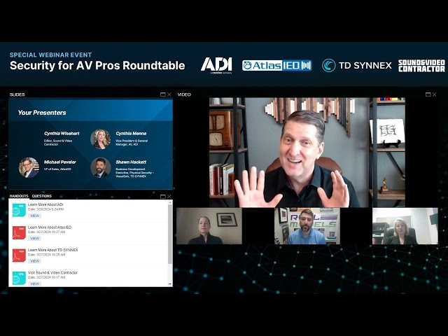 Security for AV Pros Roundtable