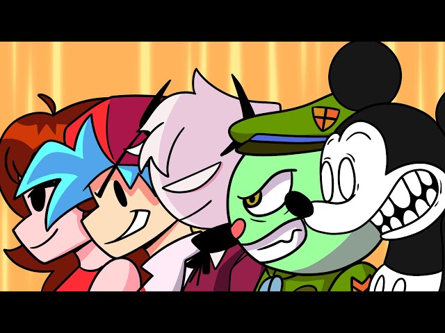 "Attack" But Everyone Sings It (Friday Night Funkin' Animation)