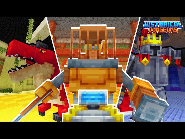 Historical dungeons addon Minecraft mcpe/ mcbe 1.26+