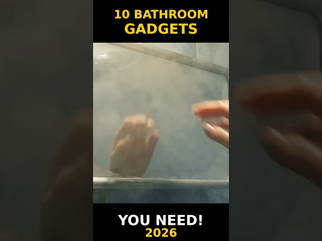 10 Bathroom Gadgets That Feel ILLEGAL To Know! 🚿 #Shorts