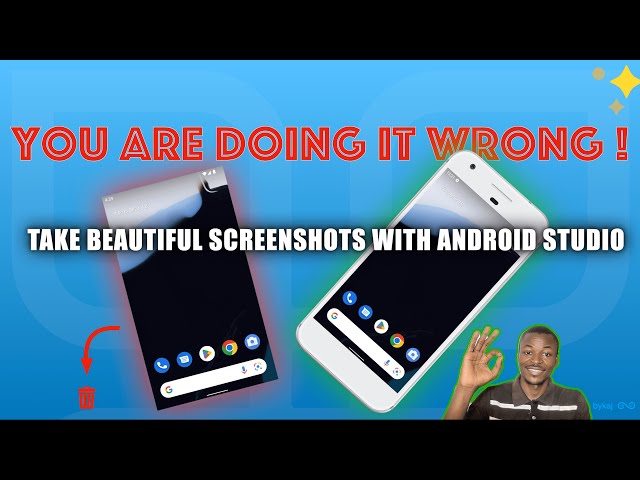 HOW TO TAKE BEAUTIFUL SCREENSHOTS With Android Studio 🚀