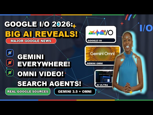 Google I/O 2026 AI Updates: Gemini 3.5, Omni, Search Agents and Spark