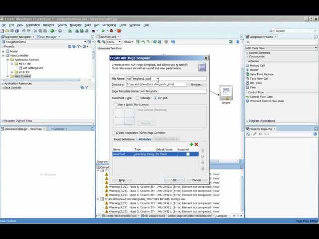ADF Training | How to Create Navigation Panes using a Menu Model in Oracle ADF