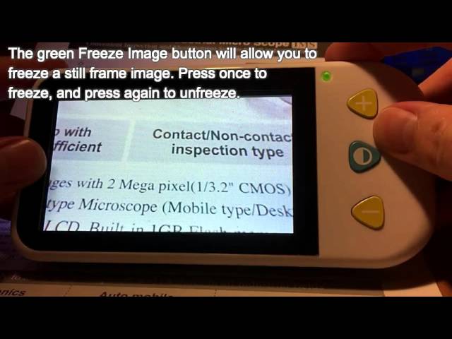 ViSee Portable Digital Reading Aid Magnifier -4.3 Inch Monitor/10 Color Modes