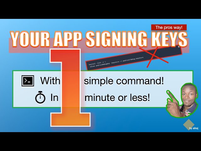 Pro Tip: Find Your App Signing Keys With A SIMPLE COMMAND In Android Studio 🚀