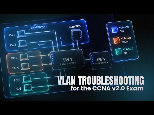 How VLANs Work & How to Troubleshoot Them (CCNA v2.0)