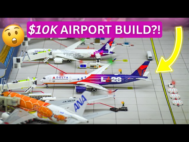 I Built a Miniature Honolulu Model Airport in 1400 scale!