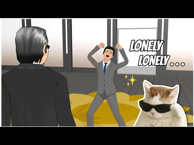 Lonely Lonely ft Hakari Dance with Yakuza and Tax Office Boss 💀 | Sakura School Simulator