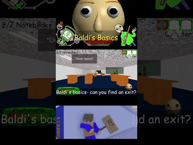 Baldi Ruler of the School Comparison #baldisbasics #shorts