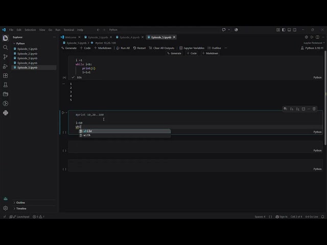 Python While Loop – Episode - 5 |  Complete Beginner Explanation
