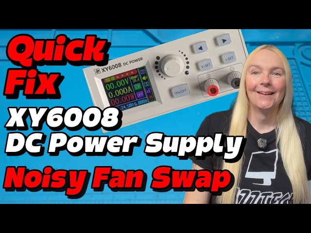 Quick Fix - Replacing The Annoying Fan In My XY6008 DC Power Supply!
