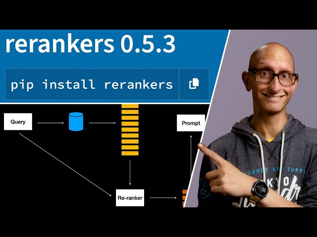 An intro to rerankers: A uniform API for reranking models