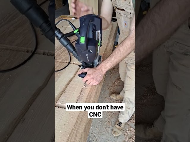 When you don't have CNC