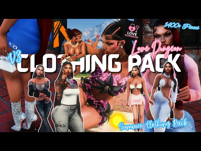 Love Dungeon NEW V3 Clothing Pack (1400+ Pieces) 💖 TOS Friendly | FiveM Showcase