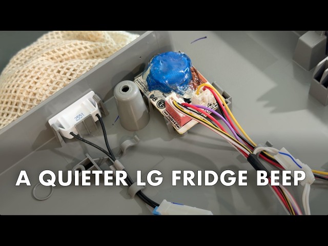 LG fridge mute the beeping