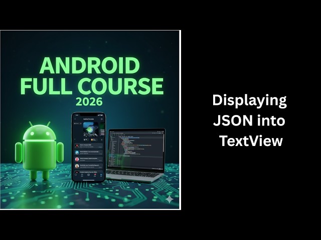 (603) Displaying JSON in TextView | Android Kotlin & Retrofit Tutorial