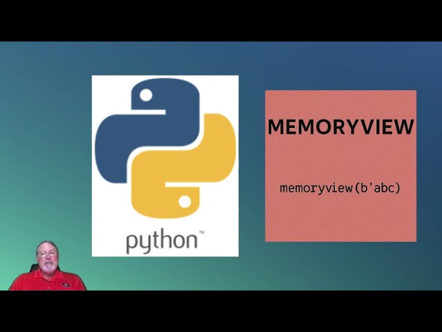 Python data types: memoryview