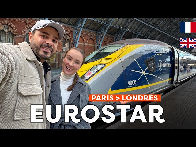 EUROSTAR PARIS AND LONDON | What's it like to travel by TRAIN through EUROPE?