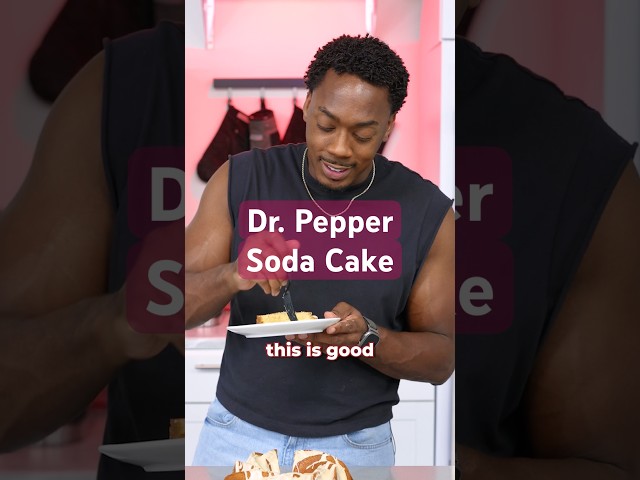 I made this cake with Dr. Pepper
