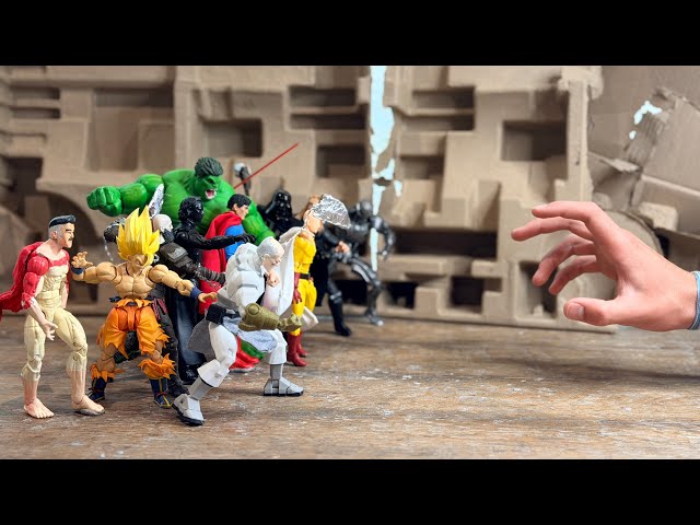 Every Action Figure vs The Animator | Stop Motion Final Battle