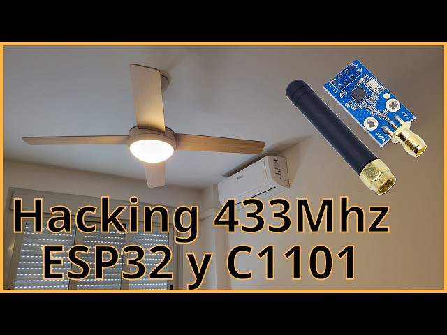 🦹 Reverse Engineering 🦹 a Ceiling Fan with ESP32 + CC1101, Using SDR!